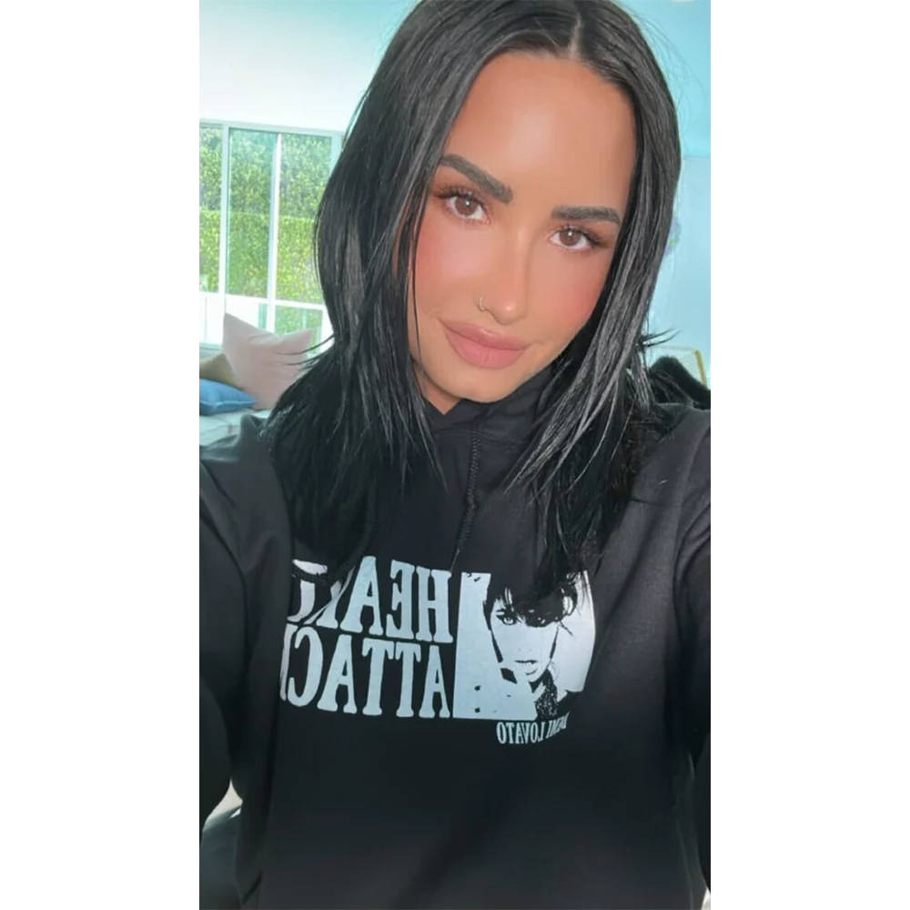 Heart Attack Anniversary Black Hoodie - Image 3